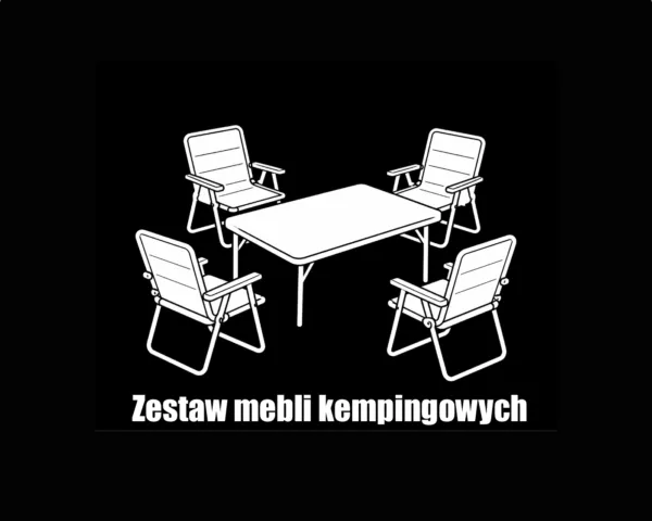 Zestaw mebli kempingowych